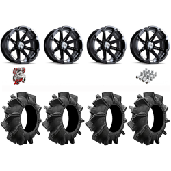Assassinator Mud Tires 29.5-8-14 on MSA M12 Diesel Wheels