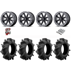 Assassinator Mud Tires 29.5-8-14 on MSA M31 Lok2 Beadlock Wheels
