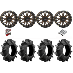 Assassinator Mud Tires 29.5-8-14 on ST-3 Bronze Wheels