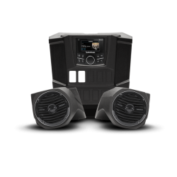 Polaris Ranger Full Size 2015-2017 - Rockford Fosgate Stage-2 Stereo and Front Lower Speaker Kit