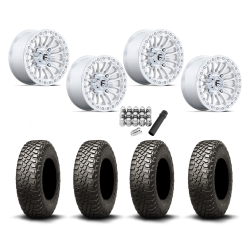 BFGoodrich Mud-Terrain KM3 30x10-15 (8ply) Radial Tires on Fuel Rincon Machined Beadlock Wheels