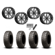 BFGoodrich Mud-Terrain KM3 30x10-14 Tires on MSA M21 Lok Beadlock Wheels
