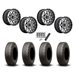 BFGoodrich Mud-Terrain KM3 32x10-14 Tires on MSA M45 Portal Machined Wheels