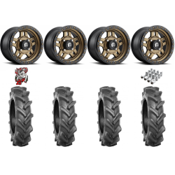 BKT AT 171 30-9-14 Tires on Fuel Anza D583 Bronze Wheels