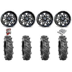 BKT AT 171 30-9-14 Tires on MSA M26 Vibe Milled Wheels