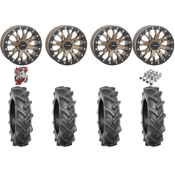 BKT AT 171 28-9-14 Tires on ST-3 Bronze Wheels