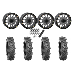 BKT AT 171 30x9-14 Tires on SB-5 Gunmetal Beadlock Wheels