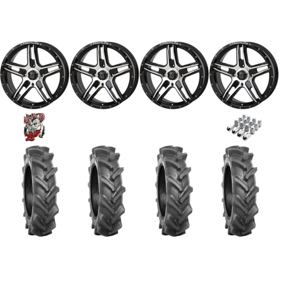 BKT AT 171 37-9-22 Tires on Frontline 505 Machined Wheels