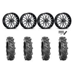 BKT AT 171 35x9-20 Tires on ITP Hurricane Machined Wheels