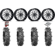 BKT AT 171 33-9-20 Tires on ITP Hurricane Machined Wheels