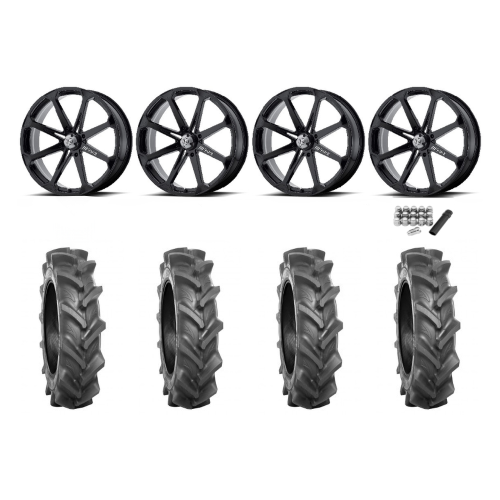 BKT AT 171 35x9-20 Tires on MSA M12 Diesel Wheels