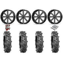 BKT AT 171 40-9-24 Tires on MSA M34 Flash Wheels