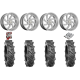 BKT AT 171 33-8-18 Tires on MSA M36 Switch Brushed Titanium Wheels