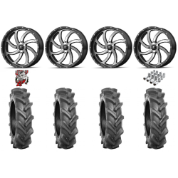 BKT AT 171 38-10-20 Tires on MSA M36 Switch Machined Wheels