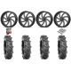 BKT AT 171 33-8-18 Tires on MSA M36 Switch Milled Wheels