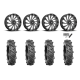 BKT AT 171 33x9-20 Tires on MSA M46 Blade Milled Wheels