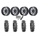 BKT AT 171 33x9-20 Tires on MSA M51 Thunderlips Machined Wheels