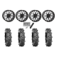 BKT AT 171 33x9-20 Tires on System 3 Offroad ST-3 Matte Black Wheels