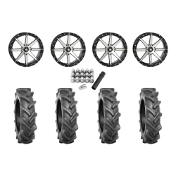 BKT AT 171 33x9-20 Tires on STI HD10 Machined Wheels