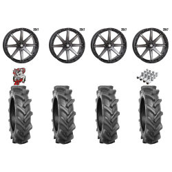 BKT AT 171 33-9-20 Tires on STI HD10 Smoke Wheels