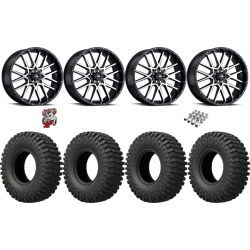 EFX MotoCrusher 37-10-18 Tires on ITP Hurricane Machined Wheels