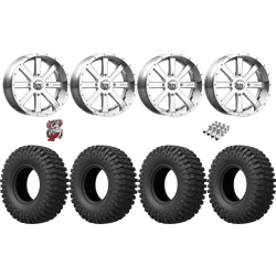 EFX MotoCrusher 40-10-18 Tires on MSA M34 Flash Chrome Wheels
