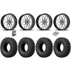 EFX MotoCrusher 37-10-18 Tires on MSA M45 Portal Machined Wheels