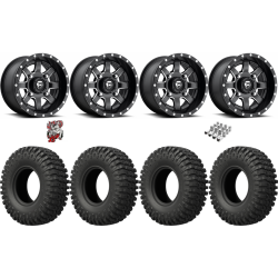 EFX MotoCrusher 35-10-15 Tires on Fuel Maverick Wheels