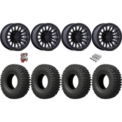 EFX MotoCrusher 32-10-15 Tires on Fuel Rincon Blackout Beadlock Wheels