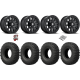 EFX MotoCrusher 33-10-15 Tires on Fuel Tactic Matte Black Wheels