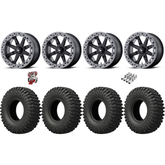 EFX MotoCrusher 33-10-15 Tires on MSA M31 Lok2 Beadlock Wheels