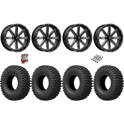 EFX MotoCrusher 35-10-15 Tires on MSA M41 Boxer Wheels