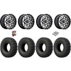 EFX MotoCrusher 32-10-15 Tires on MSA M45 Portal Machined Wheels