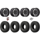 EFX MotoCrusher 35-10-15 Tires on MSA M45 Portal Gloss Black Milled Wheels