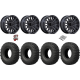 EFX MotoCrusher 32-10-15 Tires on MSA M49 Creed Matte Black Wheels