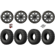 EFX MotoCrusher 32-10-15 Tires on SB-7 Matte Titanium Beadlock Wheels