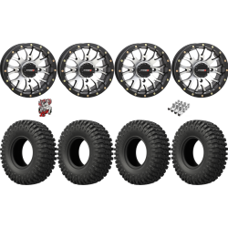 EFX MotoCrusher 32-10-14 Tires on ST-3 Machined Wheels