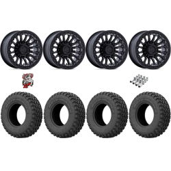 EFX MotoHammer 32-10-15 Tires on Fuel Rincon Blackout Beadlock Wheels