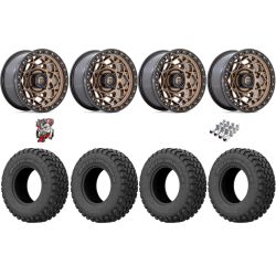 EFX MotoHammer 32-10-15 Tires on Fuel Unit Matte Bronze Wheels