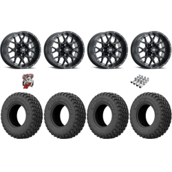 EFX MotoHammer 32-10-15 Tires on ITP Hurricane Satin Black Wheels