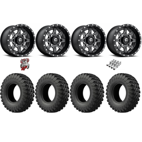 EFX MotoRally 32-10-15 Tires on Fuel Maverick Wheels