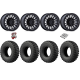 EFX MotoRally 33-10-15 Tires on Fuel Rincon Blackout Beadlock Wheels