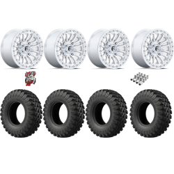 EFX MotoRally 30-10-15 Tires on Fuel Rincon Machined Beadlock Wheels
