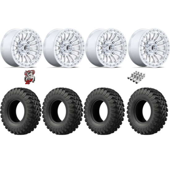 EFX MotoRally 32-10-15 Tires on Fuel Rincon Machined Beadlock Wheels