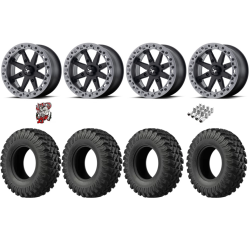 EFX MotoRally 30-10-15 Tires on MSA M31 Lok2 Beadlock Wheels