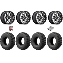 EFX MotoRally 30-10-15 Tires on MSA M45 Portal Machined Wheels