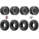 EFX MotoRally 28-10-14 Tires on MSA M45 Portal Gloss Black Milled Wheels