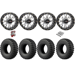 EFX MotoRally 30-10-14 Tires on ST-3 Machined Wheels