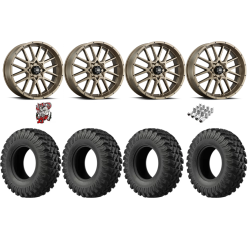 EFX MotoRally 35-10-18 Tires on ITP Hurricane Bronze Wheels