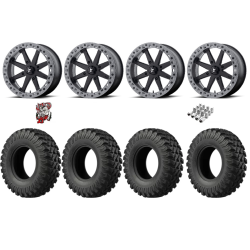 EFX MotoRally 35-10-18 Tires on MSA M31 Lok2 Beadlock Wheels